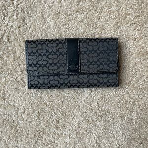 authentic coach wallet
